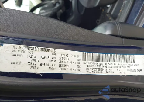 2012 Dodge Durango Sxt из США, поврежденный, VIN 1C4RDJAGXCC198098